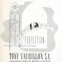1942 Tony Vaurillon S.A. Switzerland Fabrique de Verres de Montres Swiss Ad Publicite Suisse CH