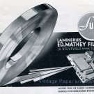 Vintage 1942 Sulem Ed Mathey Fils SA Lamineries Switzerland Swiss Advert Publicite Suisse CH