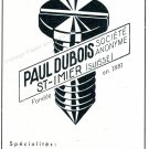 Vintage 1942 Paul Dubois SA CH St-Imier Switzerland Swiss Advert Suisse Publicite