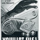 Vintage 1942 Vouillot Fils SA CH Bienne Switzerland Swiss Advert Publicite Suisse Horlogerie