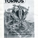 Vintage 1942 Usines Tornos SA Moutier Switzerland Swiss Advert Publicite Suisse Horlogerie CH