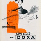Vintage 1946 Doxa Watch Company Montres Doxa S.A. Switzerland Swiss Advert Publicite Suisse CH
