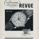 Vintage 1953 Revue Watch Co Thommen SA 100 Year Anniversary Swiss Advert Publicite Suisse Montres CH