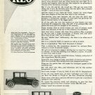 Vintage 1920 REO Motor Car Company Lansing Michigan MI Christmas Advert Publicite