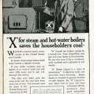 Vintage 1920 "X" Boiler Liquid X Laboratories New York Ad Advert Furnace Repair Plumbling Heating Vintage 1920 "X" Boiler Liquid X Laboratories New York Ad Advert Furnace Repair Plumbling Heating