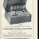 Vintage 1947 F Witschi Switzerland Swiss Print Ad Suisse Publicite Schweiz Horlogerie Horology