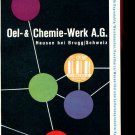 Vintage 1947 Oel & Chemie Werk AG Swiss Print Ad Suisse Publicite Schweiz Switzerland CH 1940s