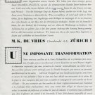 Vintage 1946 Roamer Angelus Watch Co Switzerland Swiss Advert Publicite Suisse CH M K De Vries