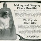 Vintage 1905 A S Boyle & Co Cincinnati Old English Floor Wax Early 1900s Print Ad Publicite Advert Vintage 1905 A S Boyle & Co Cincinnati Old English Floor Wax Early 1900s Print Ad Publicite Advert