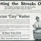 Vintage 1905 Dodge & Zuill Syracuse NY Syracuse Easy Washer Early 1900s Print Ad Publicite Advert Vintage 1905 Dodge & Zuill Syracuse NY Syracuse Easy Washer Early 1900s Print Ad Publicite Advert