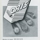 1947 Oris Watch Company S.A. Holstein Switzerland Swiss Advert Publicite Suisse Montres Oris CH