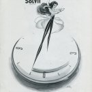 Vintage 1948 Solvil Watch Co Paul Ditisheim SA Swiss Advert Publicite Suisse Montres Solvil CH