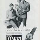 Vintage 1948 Timor Watch Co Switzerland Swiss Advert Publicite Suisse Montres Timor CH