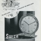 1948 Swiza Clock Co Louis Schwab SA Switzerland Swiss Advert Publicite Suisse Montres CH