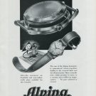 Vintage 1948 Alpina Automatic Watch Advert Swiss Print Ad Publicite Suisse Montres Aplina CH Vintage 1948 Alpina Automatic Watch Advert Swiss Print Ad Publicite Suisse Montres Aplina CH