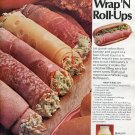 1970 Hellmann's Real Mayonnaise Best Foods Mayo Wrap 'N Roll Ups Ad Advert 1970 Hellmann's Real Mayonnaise Best Foods Mayo Wrap 'N Roll Ups Ad Advert