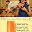 1970 Florida Orange Growers A Breakfast Without Orange Juice Is Like A Day Without Sunshine