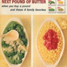 1964 Butter American Dairy Association Farmers Libby's Vegetables 1960s Advert