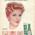 1964 Deborah Kerr The Chalk Garden Lustre Creme Shampoo Ad Advert Lather Once