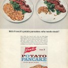 1964 French's Potato Pancake Mix Who Needs Steak Advert Frenchs Idaho Potatoes 1964 French's Potato Pancake Mix Who Needs Steak Advert Frenchs Idaho Potatoes