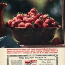 1964 Kraft Strawberry Preserves Jelly All Fresh Fruit Good 1960s Ad Advert