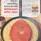 1964 Musselman's Apple Sauce Saucy Ham Slice 1960s Ad Advert Musselmans PET Milk 1964 Musselman's Apple Sauce Saucy Ham Slice 1960s Ad Advert Musselmans PET Milk