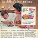 1964 St Joseph Aspirin Best Tasting for Children's Fever and Pain 1960s Advert