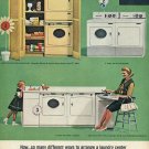 1964 Westinghouse Heavy Duty Laundry Center Laundromat Washer Dryer Ad Advert