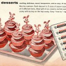 1964 Wrigley's Spearmint Gum Bunny Desserts Ad Advert Easter Rabbit 1964 Wrigley's Spearmint Gum Bunny Desserts Ad Advert Easter Rabbit