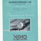 1945 Mimo Girard-Perregaux & Co Watch Company Switzerland 1940s Swiss Ad Advert Suisse Suiza 1945 Mimo Girard-Perregaux & Co Watch Company Switzerland 1940s Swiss Ad Advert Suisse Suiza