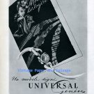 Vintage 1945 Universal Geneve Watch Company Switzerland 1940s Swiss Ad Advert Publicite Suisse