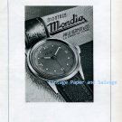 Vintage 1945 Mondia Paul Vermot & Co Watch Company Switzerland 1940s Swiss Ad Publicite Suisse