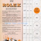 1945 Rolex Watch Company Switzerland Observatory Vintage 1940s Swiss Print Ad Montres Rolex SA