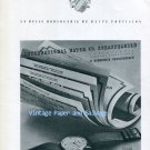 Vintage 1945 IWC International Watch Company Switzerland 1940s Swiss Ad Suisse E Homberger Vintage 1945 IWC International Watch Company Switzerland 1940s Swiss Ad Suisse E Homberger