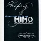 Vintage 1945 Mimo Girard-Perregaux & Co Watch Company Switzerland 1940s Swiss Ad Advert Suisse