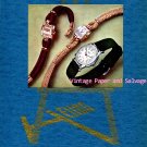 Vintage 1945 Helios Watch Company Porrentruy Switzerland 1940s Swiss Print Ad Suisse