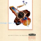 Vintage 1945 Roamer Watch Company Meyer & Studeli SA Switzerland 1940s Swiss Ad Advert