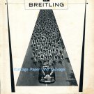 Vintage 1952 Breitling Geneve Les Chronometrages Officiels Cyclist Races Racing Swiss Ad Suisse