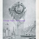 Ogival Automatic Watch Advert Switzerland Vintage 1945 Swiss Print Ad Suisse Schweiz 1940s Ogival Automatic Watch Advert Switzerland Vintage 1945 Swiss Print Ad Suisse Schweiz 1940s
