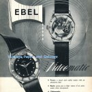 1952 Ebel Videomatic Watch Advert Vintage 1950s Swiss Print Ad Advert Suisse Switzerland 1952 Ebel Videomatic Watch Advert Vintage 1950s Swiss Print Ad Advert Suisse Switzerland