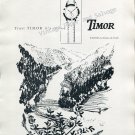 1952 Timor Watch Company La Chaux-de-Fonds Switzerland Swiss Print Ad Suisse 1952 Timor Watch Company La Chaux-de-Fonds Switzerland Swiss Print Ad Suisse