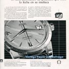 Vintage 1958 Omega Calendar Seamaster Watch Advert 1950s Spanish Print Ad Spain Omega CH