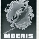 Vintage 1946 Moeris Watch Company Switzerland Original 1940s Swiss Print Ad Advert Suisse