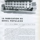 1946 Swiza Clock Company Louis Schwab SA Moutier Suisse Switzerland Visite a la Fabrique Swiza