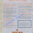 1946 Rolex Watch Company The Golden Record of Rolex Vintage 1940s Swiss Print Ad
