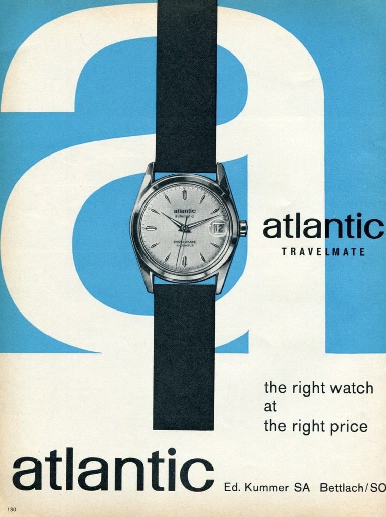 Atlantic travel. Часы Atlantic Винтаж.