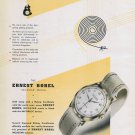 1950 Ernest Borel Watch Company Incastar Swiss Ad Advert Suisse Switzerland