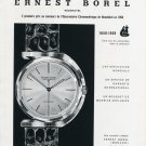 1959 Ernest Borel Watch Company 100th Anniversary Vintage Swiss Ad Advert Suisse Switzerland