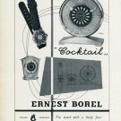 1956 Ernest Borel Watch Company Vintage 1956 Swiss Ad Suisse Advert Neuchatel Switzerland
