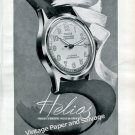 Helios Fabrique d'Horlogerie Helios Watch Company Switzerland 1946 Swiss Ad Advert Suisse